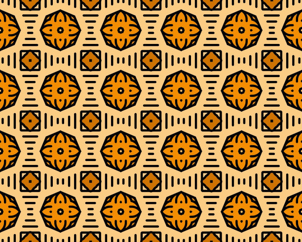 无缝瓷砖图案插图图片下载