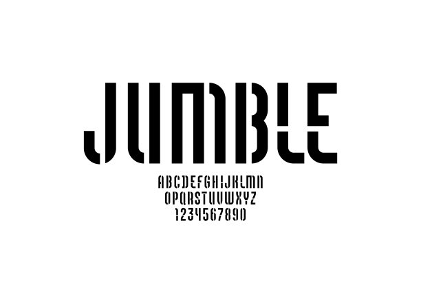 黑色字体，模板字母，现代字母和数字图片下载