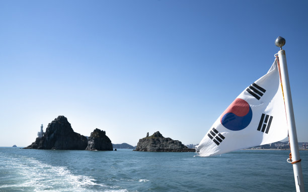 釜山前的六流岛风景。图片下载