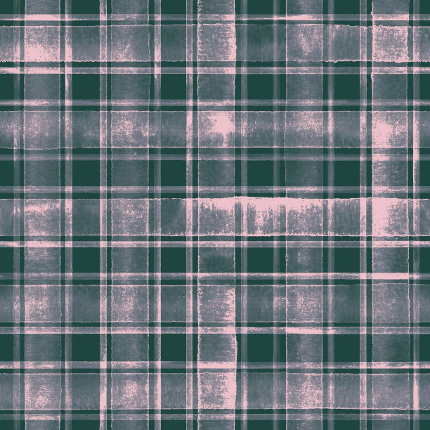 水彩grunge破旧别致的条纹格子无缝图案图片下载