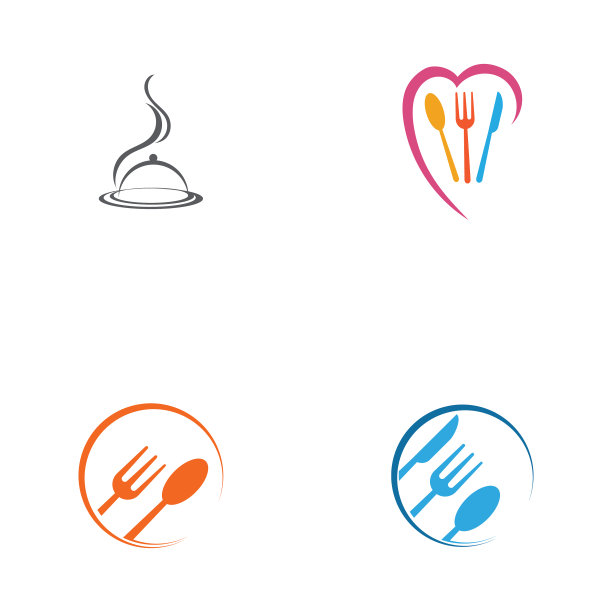 餐厅标志设计模板图片下载
