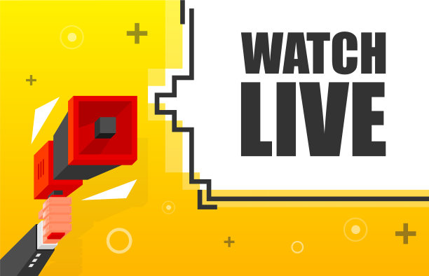 观看现场横幅模板营销传单与图片下载