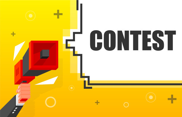 竞赛横幅模板营销传单与图片下载