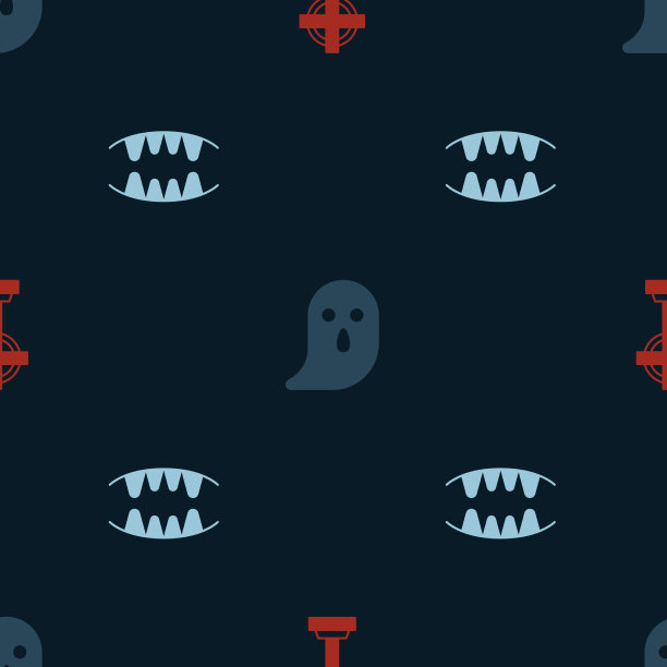 在墓碑上刻上十字鬼和吸血鬼的牙齿图片下载