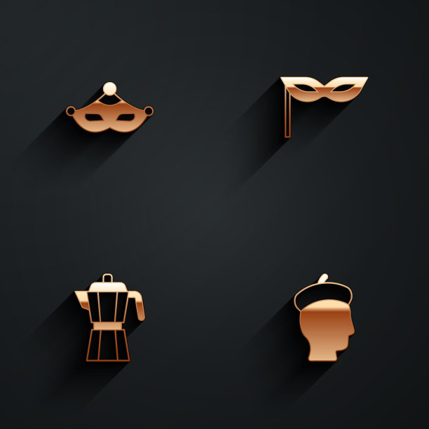 设置嘉年华面具咖啡机moca壶和图片下载