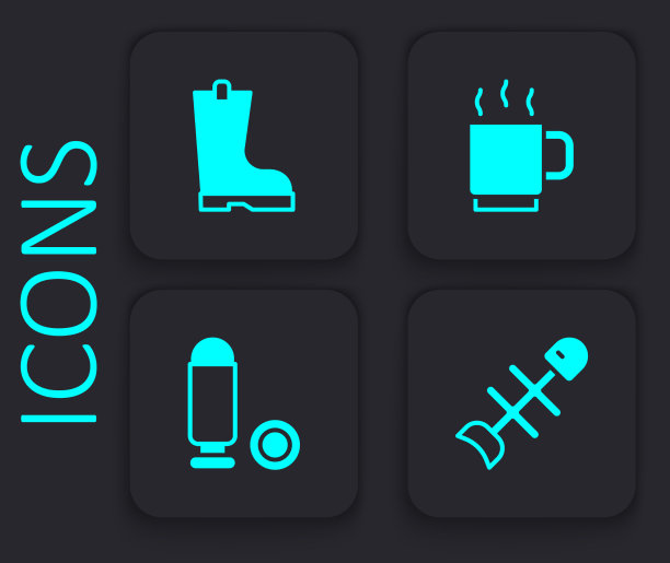 设置死鱼防水橡胶靴咖啡杯图片下载