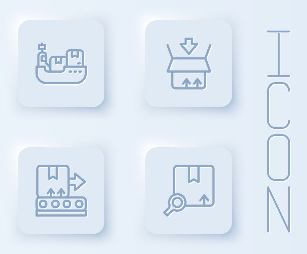 设线货船带箱送箱图片下载