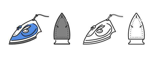 衣服铁图标集图片下载