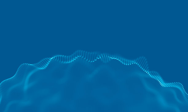 抽象几何背景..未来的技术风格。霓虹灯。住房和城市发展部的元素。优雅。大数据可视化图片下载