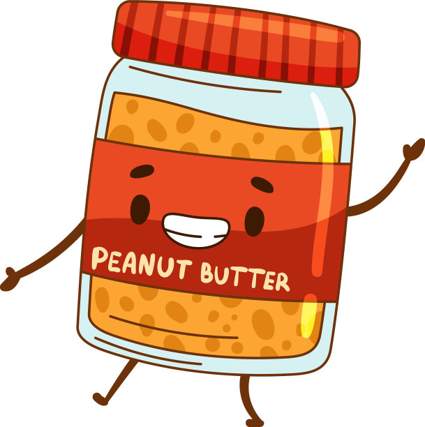 一罐花生酱卡通人物图片下载