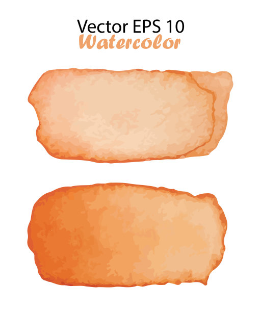 水彩条纹孤立上图片下载