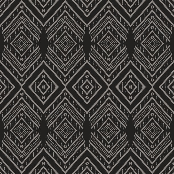 非洲泥布深灰色图案图片下载