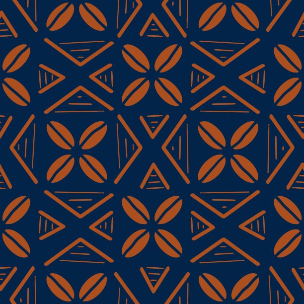 复古色彩部落图案图片下载