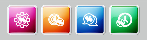 设置线齿轮与百分之货币硬币折扣图片下载