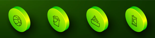 在桶中设置等距线沙滩球砂图片下载