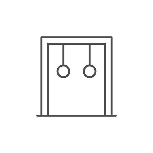 体操环线轮廓图标图片下载