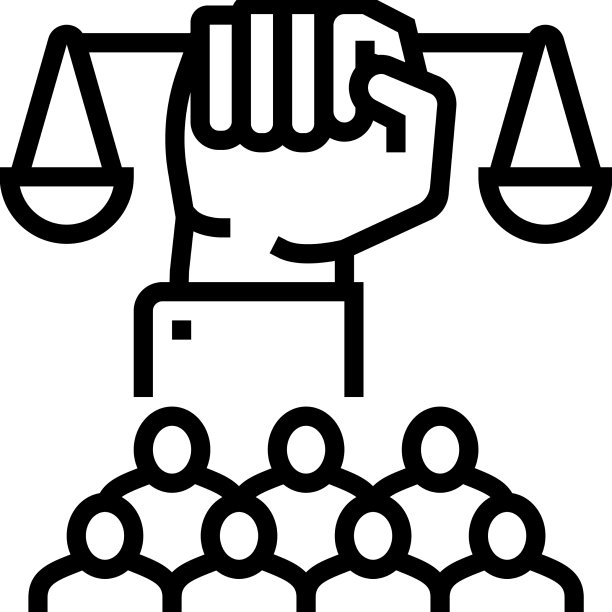 社会公正线性图标图片下载