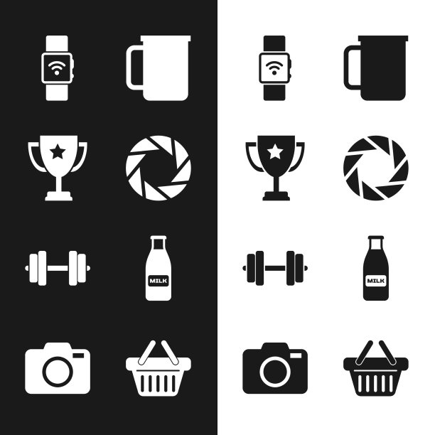 设置相机快门奖杯杯智能手表图片下载