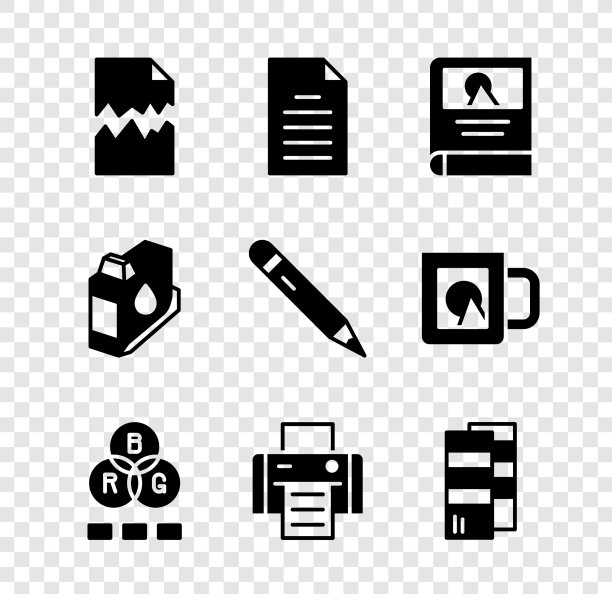 设置撕毁的文档文件相册库RGB图片下载