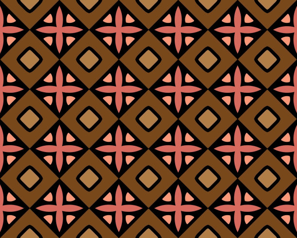 插图的无缝瓷砖图案-完美的背景或墙纸图片下载