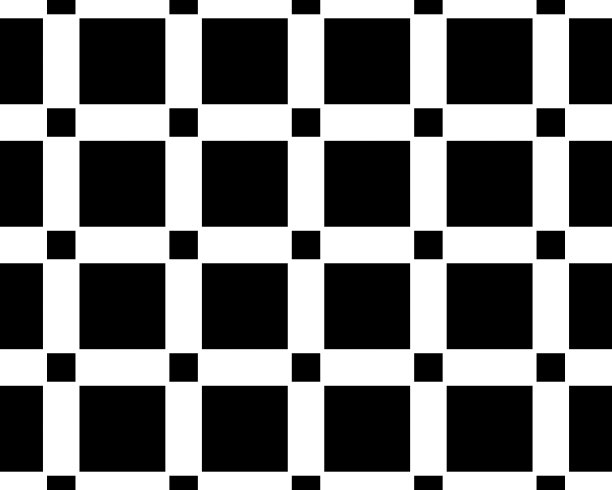 抽象的黑白插图与无缝的几何瓷砖图案图片下载