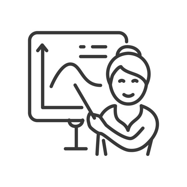 数学课单线设计孤立图片下载