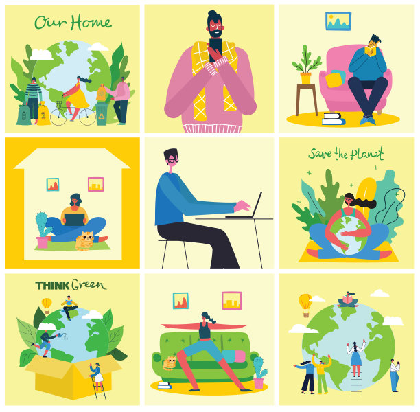 呆在家里工作的人图片下载