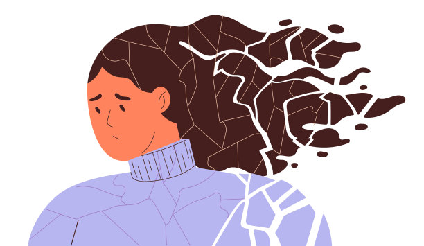 年轻女子心情不好有心理问题图片下载