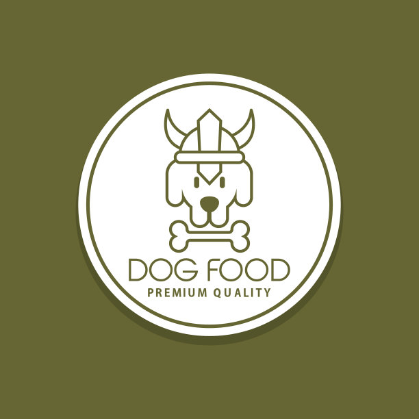 优质狗粮形象标志图片下载