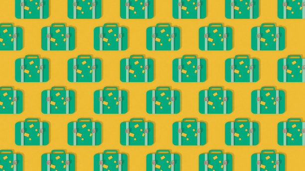 手提箱最小暑假和旅行背景图片下载