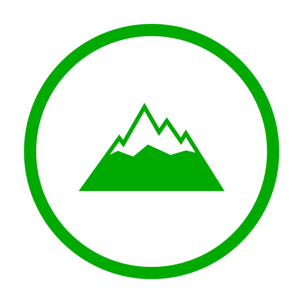 山脉和圆图片下载