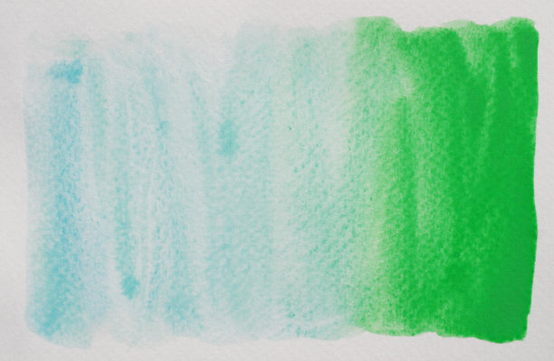 抽象背景和纹理图案蓝色和绿色在白色背景上流动图片下载