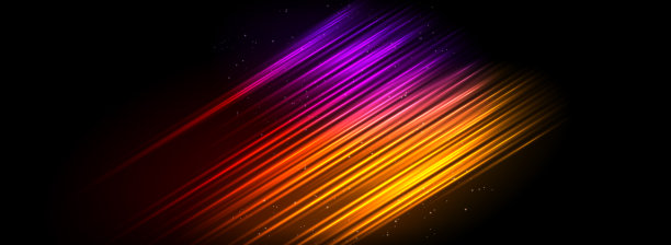 现代动感闪耀光芒七彩彩虹图片下载