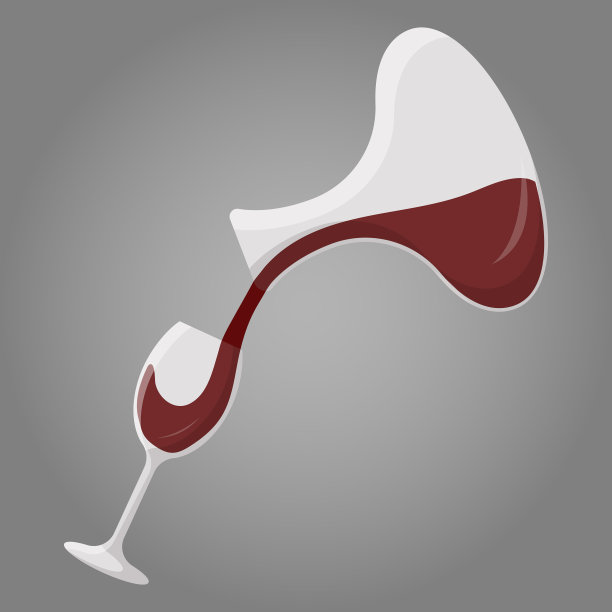 从醒酒器中倒酒到玻璃杯中图片下载