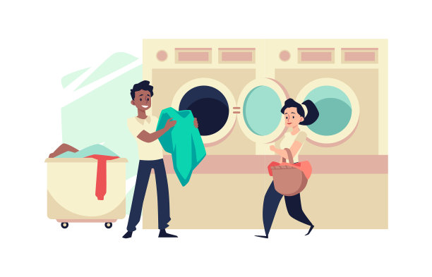 人们在公共洗衣房图片下载