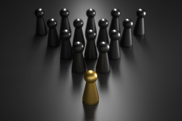 金色和黑色的棋子图片下载