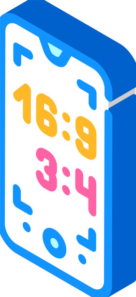 选择一个长宽比等距图标图片下载