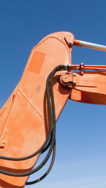 橙色铁锹臂图片下载