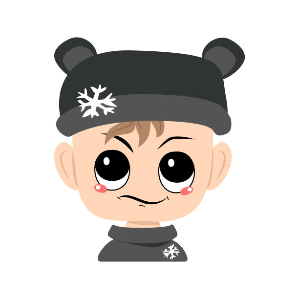 脸上带着疑神疑鬼的表情的孩子图片下载