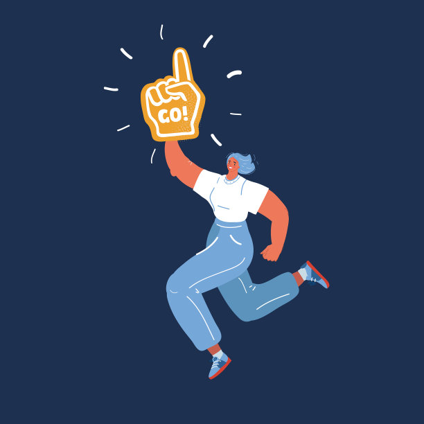 年轻欢快的足球迷图片下载