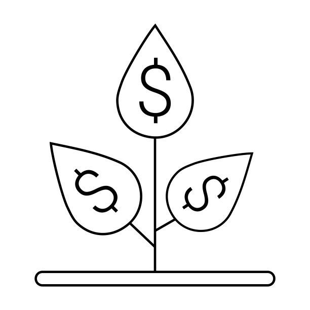 商业发展，美元工厂，金融图标图片下载