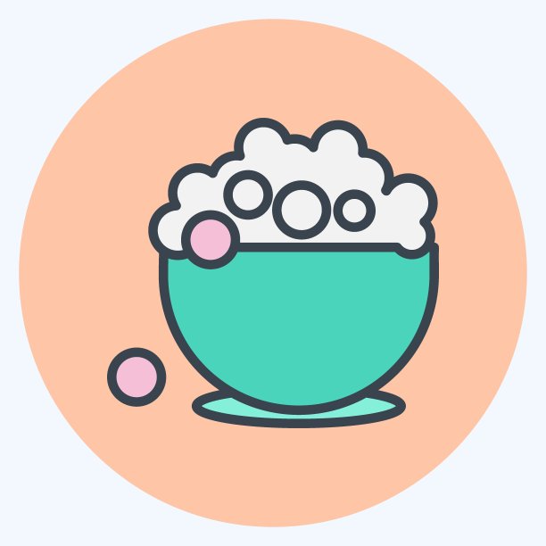 图标鱼子酱。适用于肉类。颜色风格交配。简单的设计可编辑。设计模板向量。简单的说明图片下载