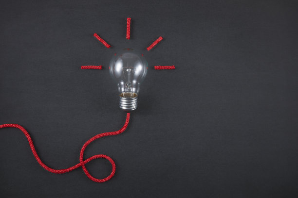 经营理念与灯泡图片下载