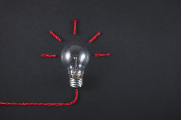 经营理念与灯泡图片下载