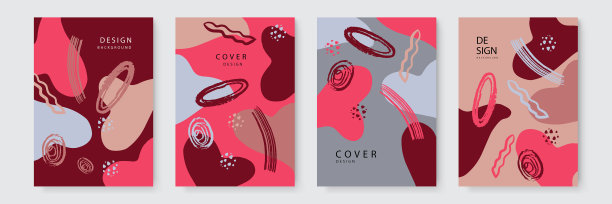 封面页面模板通用抽象布局图片下载