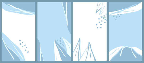 冬季博客抽象背景图片下载