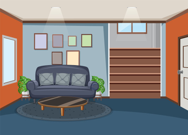 客厅室内家具设计图片下载