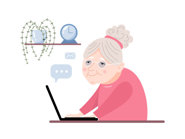 快乐的祖母图片下载