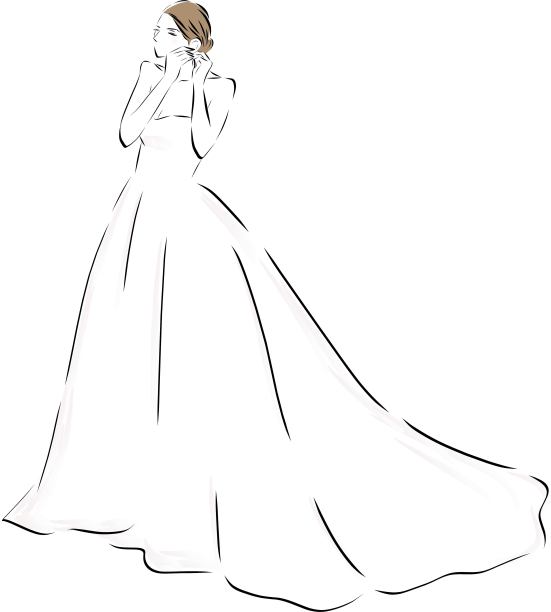 新娘正在准备婚礼图片下载