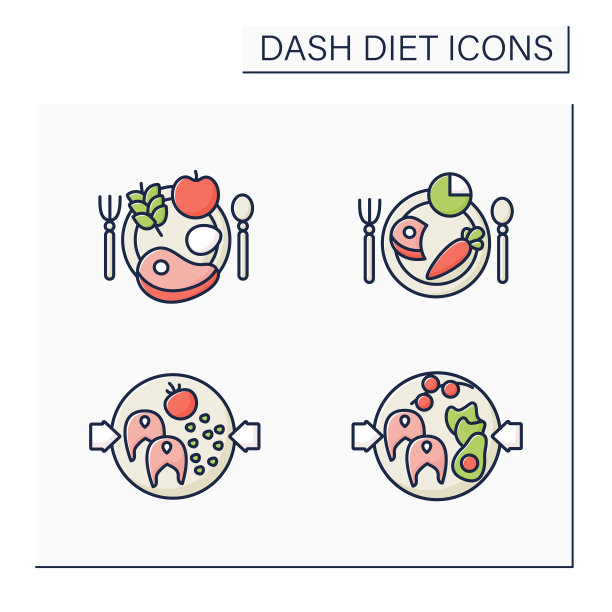 Dash饮食颜色图标设置图片下载